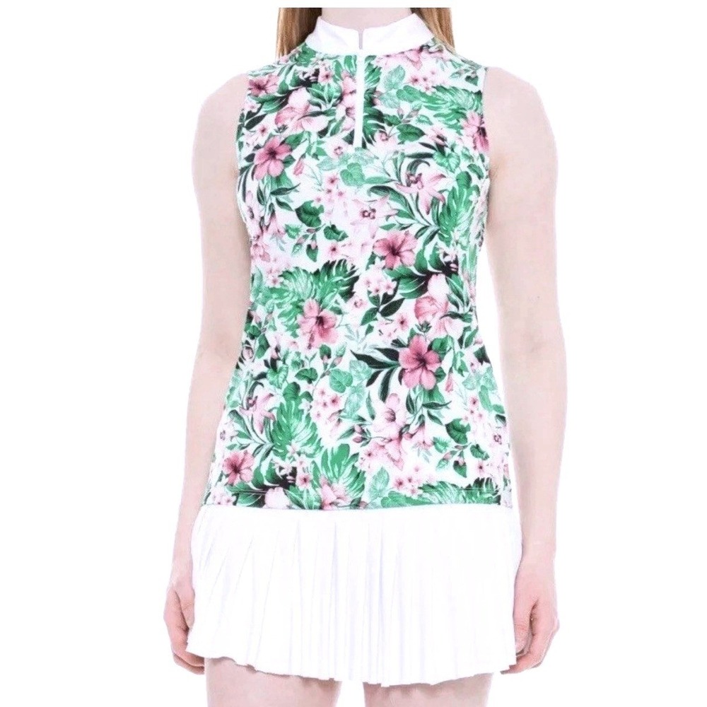 Tommy Bahama Active Sleeveless Polo Golf Tennis Pickleball Sleeveless Size S New